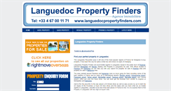 Desktop Screenshot of languedocpropertyfinders.com