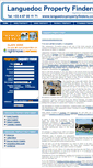 Mobile Screenshot of languedocpropertyfinders.com